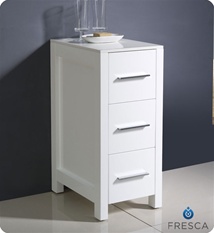 Fresca Torino 12" Side Cabinet in White