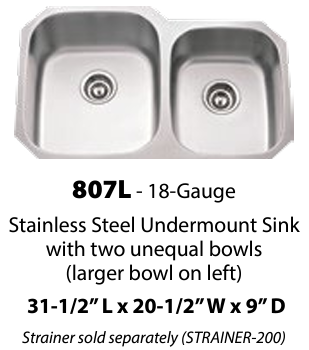 807L Kitchen Sink