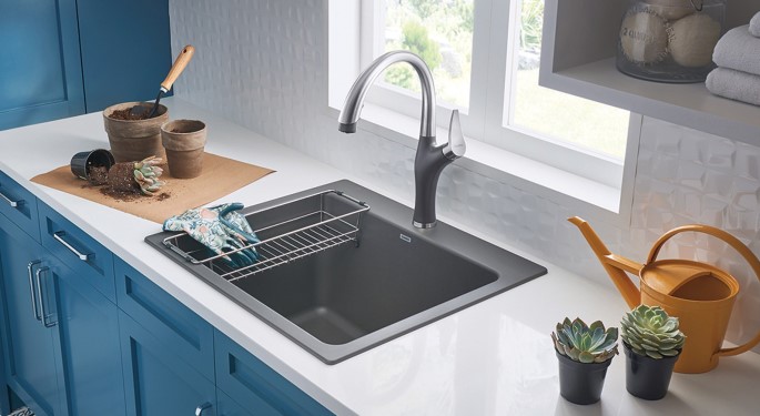 Liven Cinder Laundry Room Sink