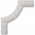 10W x 10H x 7/8P Sussex Floral Panel Moulding Corner