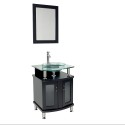 Fresca Contento 24" Espresso Modern Bathroom Vanity w/ Mirror