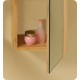 Fresca Caro Natural Wood Modern Bathroom Vanity w/ Mirrored Side Cabinet