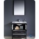 Fresca Torino 30" Espresso Modern Bathroom Vanity w/ Integrated Sink