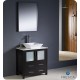 Fresca Torino 30" Espresso Modern Bathroom Vanity w/ Vessel Sink