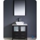 Fresca Torino 30" Espresso Modern Bathroom Vanity w/ Vessel Sink