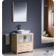 Fresca Torino 30" Light Oak Modern Bathroom Vanity w/ Vessel Sink