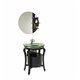 Fresca Simpatico Espresso Modern Bathroom Vanity w/ Mirror & Shelves