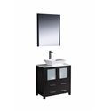 Fresca Torino 30" Espresso Modern Bathroom Vanity w/ Vessel Sink