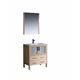 Fresca Torino 30" Light Oak Modern Bathroom Vanity w/ Integrated Sink