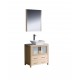 Fresca Torino 30" Light Oak Modern Bathroom Vanity w/ Vessel Sink