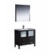 Fresca Torino 36" Espresso Modern Bathroom Vanity w/ Integrated Sink