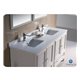 Fresca Oxford 60" Antique White Traditional Double Sink Bathroom Vanity