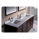 Fresca Oxford 72" Mahogany Traditional Double Sink Bathroom Vanity