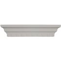 22 3/4"W x 16 1/4"P x 4 5/8"H Dentil Corner Shelf