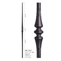 Single Knuckle Round Forged Tapered Baluster Raw