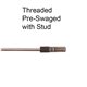 Pre Swaged Threaded Stud Cable - 15 Feet