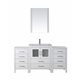 Dior 64" Single Bathroom Vanity Cabinet Set in White