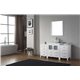 Dior 66" Single Bathroom Vanity Cabinet Set in White