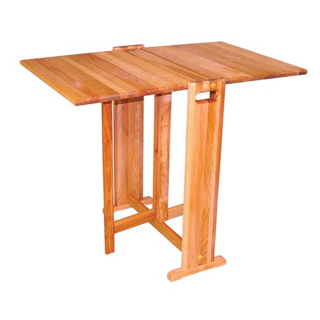 Fold-A-Way Butcher Block Table