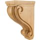 CORC-24 Large Traditional Kitchen Hood Wood Acanthus Corbel