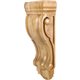 Smooth Profile Rounded Traditional Corbel 8-1/4" x 5-1 