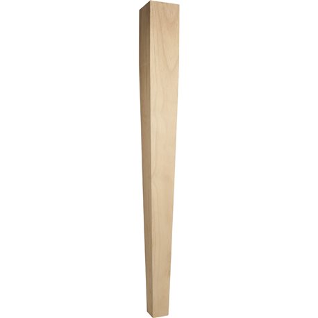 Four Sided Tapered Wood Post 3-1/2