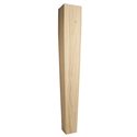 Four Sided Tapered Wood Post 5" X 5" X 35-1/2" Species: Rubb