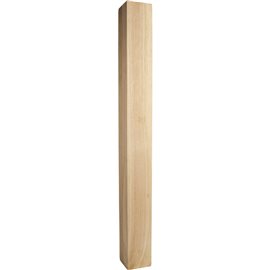 Square Wood Post 3-1/2" X 3-1/2" X 35-1/2" Species: Rubberwo