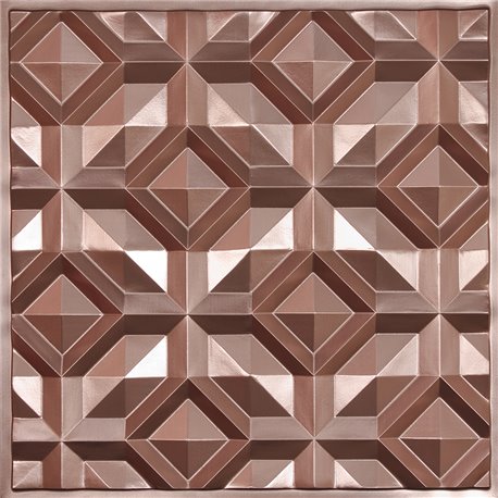 "Doric 24"" x 24"" Copper Ceiling Tiles"