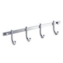 Fresca Curved Bathroom Hooks (x4) - Chrome