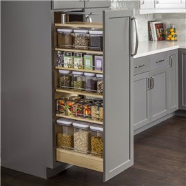 Pantry Cabinet Pullout 11-1/2" x 22-1/4" x 60". 