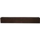 4"W x 4"H x 10'L 2-Sided (L-beam) Rough Sawn Endurathane Faux Wood Ceiling Beam, Espresso Finish