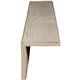 4"W x 4"H x 10'L 2-Sided (L-beam) Rough Sawn Endurathane Faux Wood Ceiling Beam, Espresso Finish